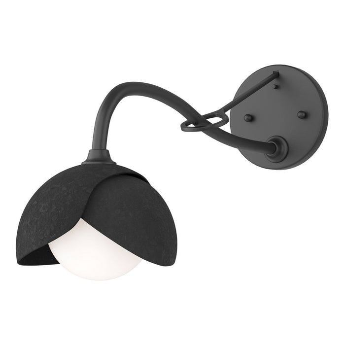 Hubbardton Forge 201377-SKT-10-10-GG0711 One Light Wall Sconce, Black