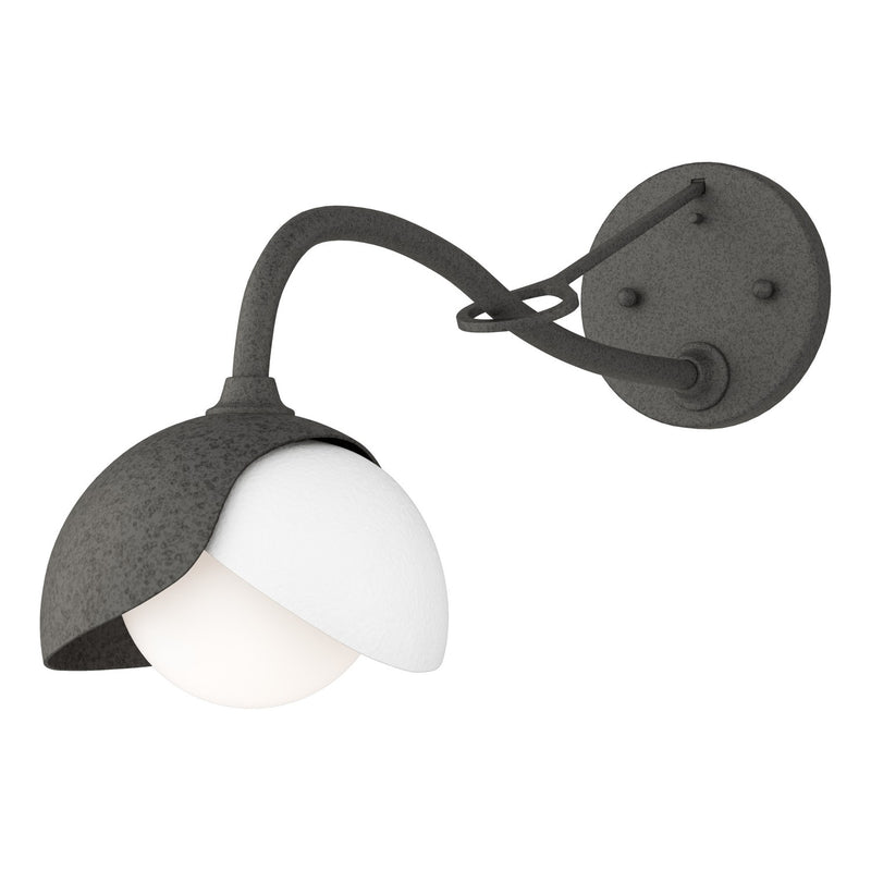 Hubbardton Forge 201377-SKT-20-02-GG0711 One Light Wall Sconce, Natural Iron