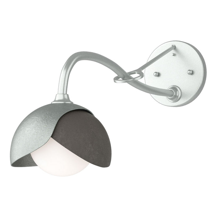 Hubbardton Forge 201377-SKT-82-07-GG0711 One Light Wall Sconce, Vintage Platinum