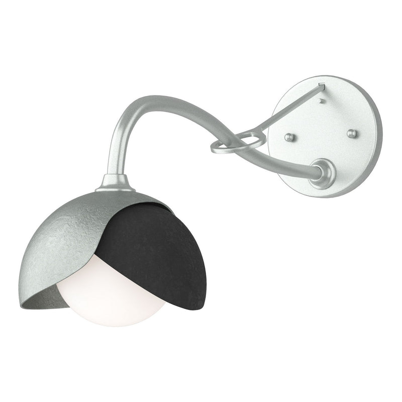Hubbardton Forge 201377-SKT-82-10-GG0711 One Light Wall Sconce, Vintage Platinum