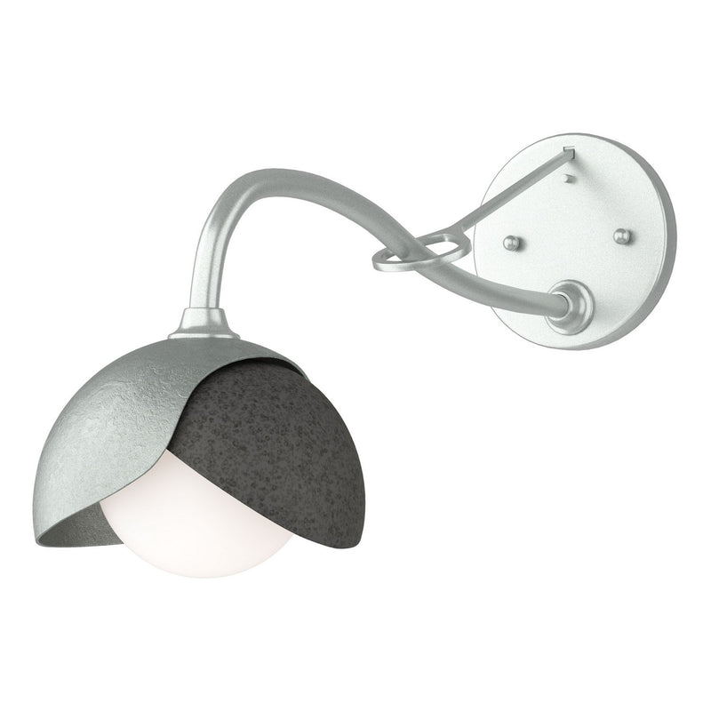 Hubbardton Forge 201377-SKT-82-20-GG0711 One Light Wall Sconce, Vintage Platinum