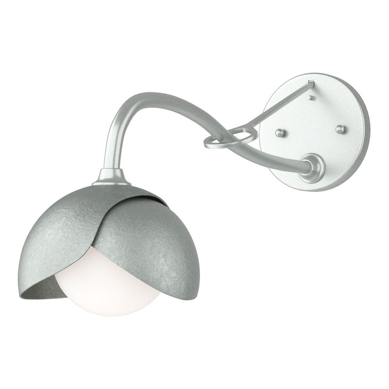 Hubbardton Forge 201377-SKT-82-82-GG0711 One Light Wall Sconce, Vintage Platinum