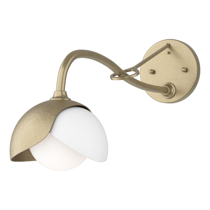 Hubbardton Forge 201377-SKT-84-02-GG0711 One Light Wall Sconce, Soft Gold