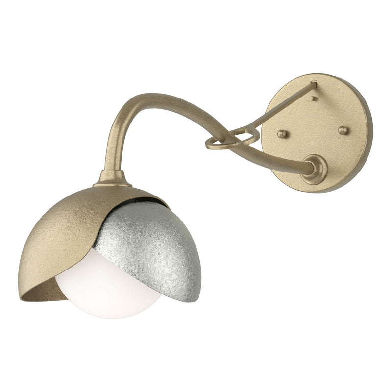 Hubbardton Forge 201377-SKT-84-85-GG0711 One Light Wall Sconce, Soft Gold