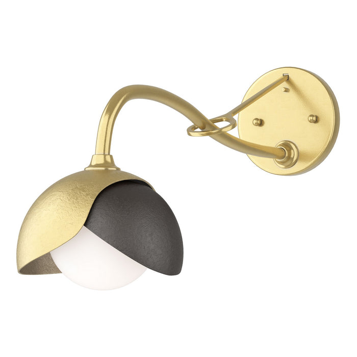 Hubbardton Forge 201377-SKT-86-14-GG0711 One Light Wall Sconce, Modern Brass