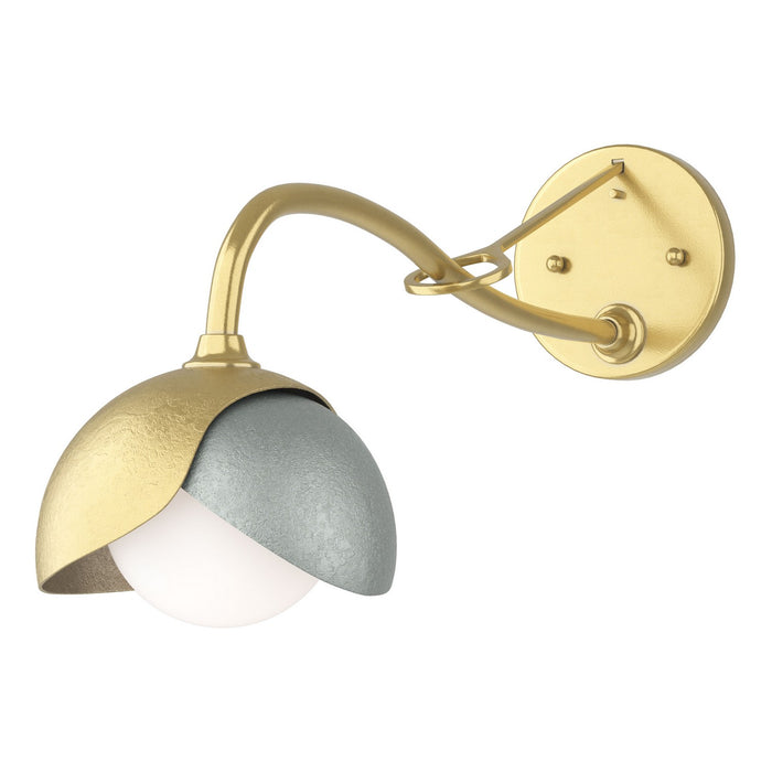 Hubbardton Forge 201377-SKT-86-82-GG0711 One Light Wall Sconce, Modern Brass