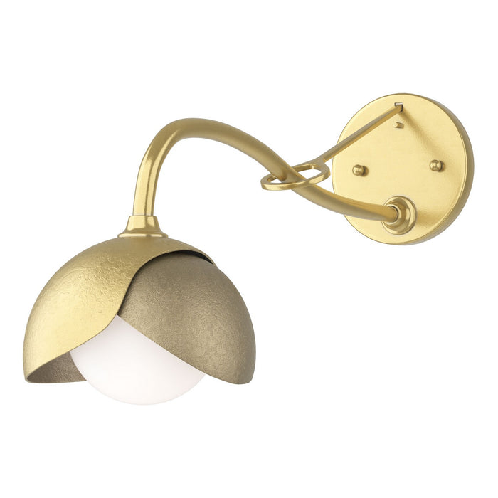 Hubbardton Forge 201377-SKT-86-84-GG0711 One Light Wall Sconce, Modern Brass