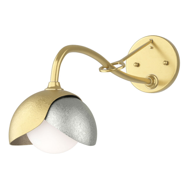 Hubbardton Forge 201377-SKT-86-85-GG0711 One Light Wall Sconce, Modern Brass