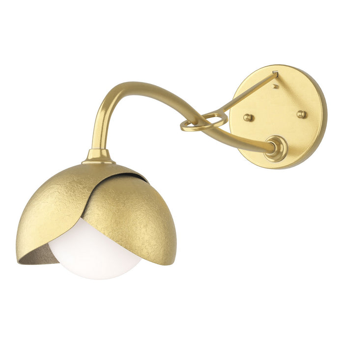 Hubbardton Forge 201377-SKT-86-86-GG0711 One Light Wall Sconce, Modern Brass