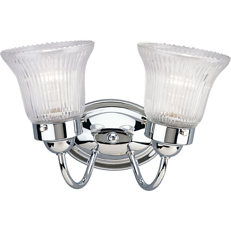 Progress Lighting P3288-15 Two Light Bath Bracket, Polished Chrome