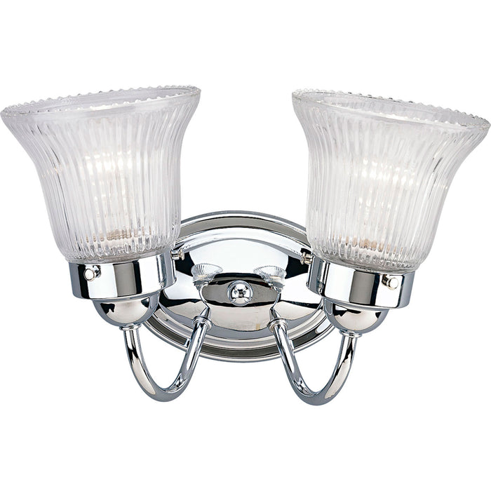 Progress Lighting P3288-15 Two Light Bath Bracket, Polished Chrome