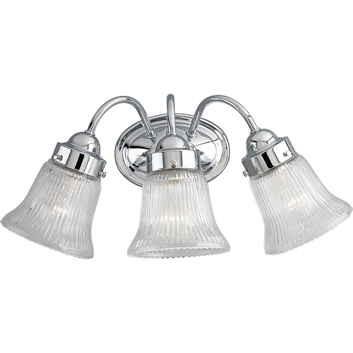Progress Lighting P3289-15 Three Light Bath Bracket, Polished Chrome