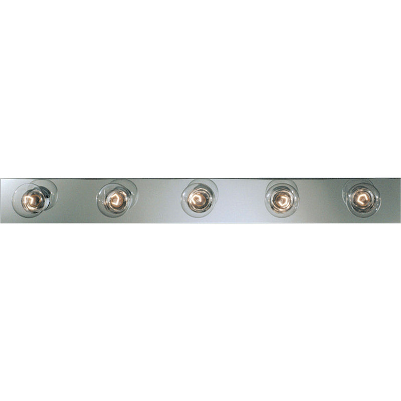 Progress Lighting P3116-15 Five Light Bath Bracket, Polished Chrome