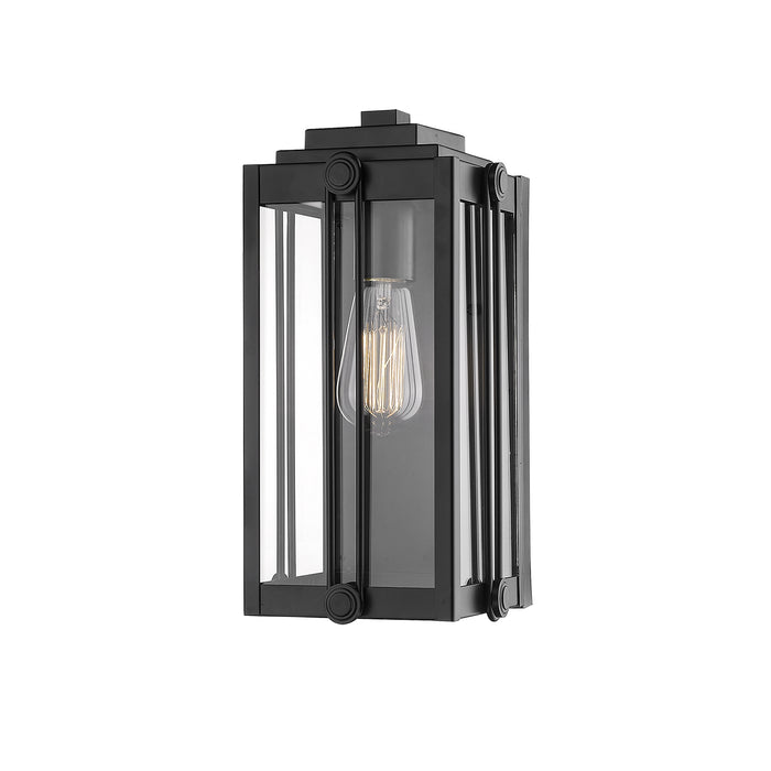 Millennium 2631-PBK One Light Outdoor Wall Sconce, Powder Coated Black