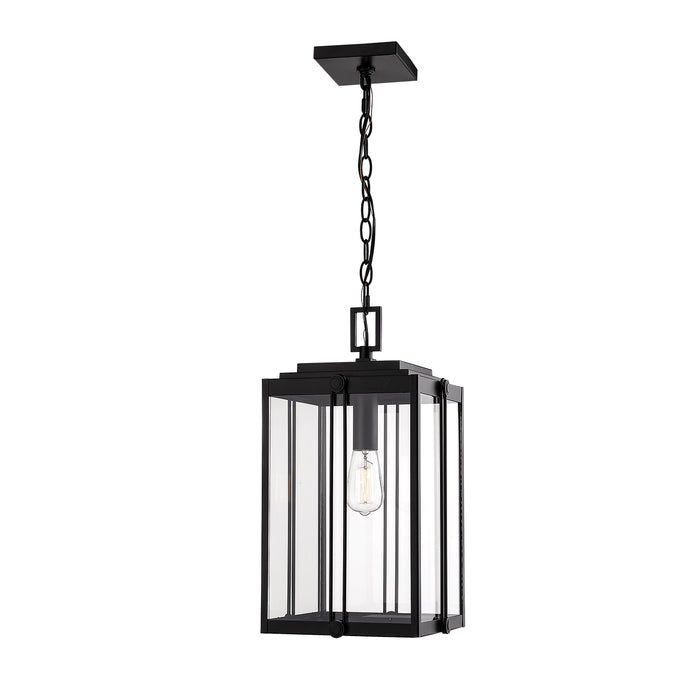 Millennium 2635-PBK One Light Outdoor Hanging Lantern, Powder Coated Black