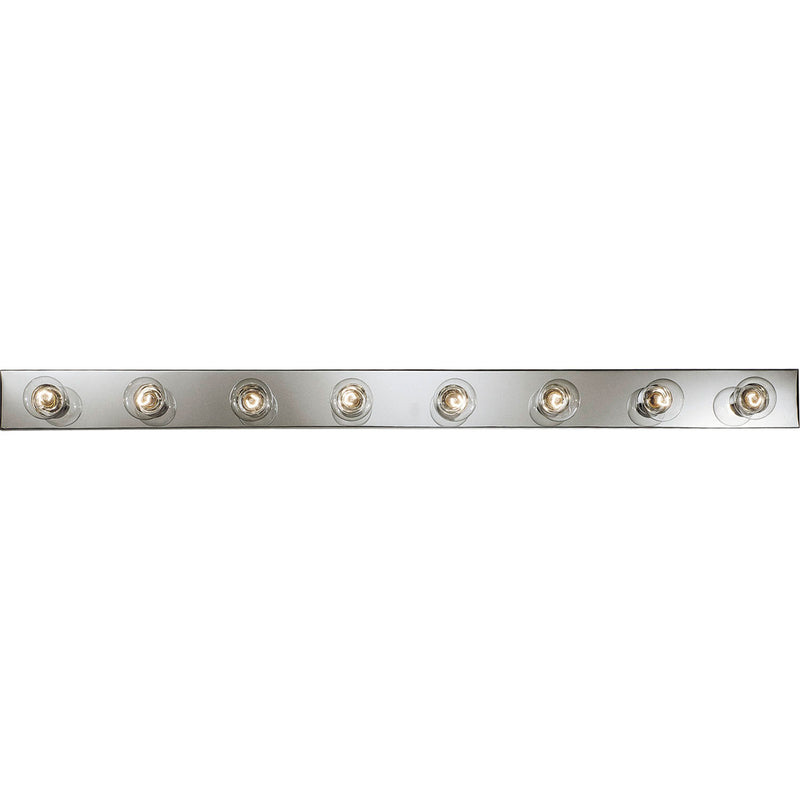 Progress Lighting P3118-15 Eight Light Bath, Polished Chrome