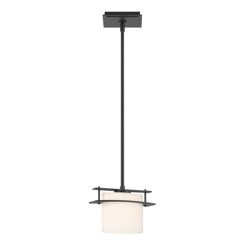 Hubbardton Forge 188200-SKT-MULT-10-GG0182 One Light Mini Pendant, Black