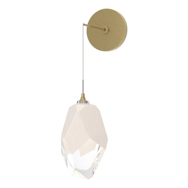 Hubbardton Forge 201398-SKT-86-WP0755 LED Wall Sconce, Modern Brass