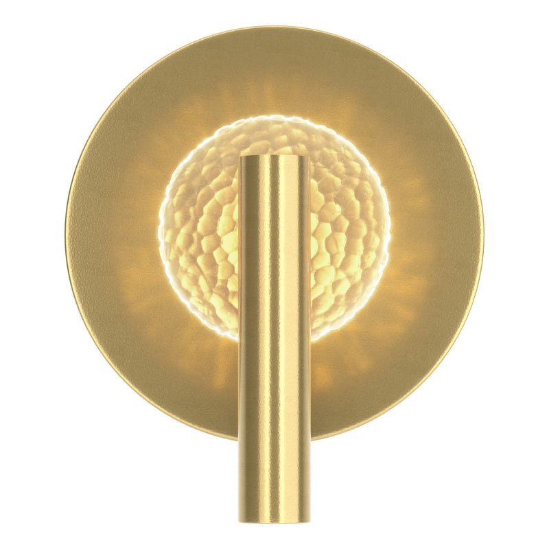 Hubbardton Forge 202025-SKT-86-ZM0545 One Light Wall Sconce, Modern Brass