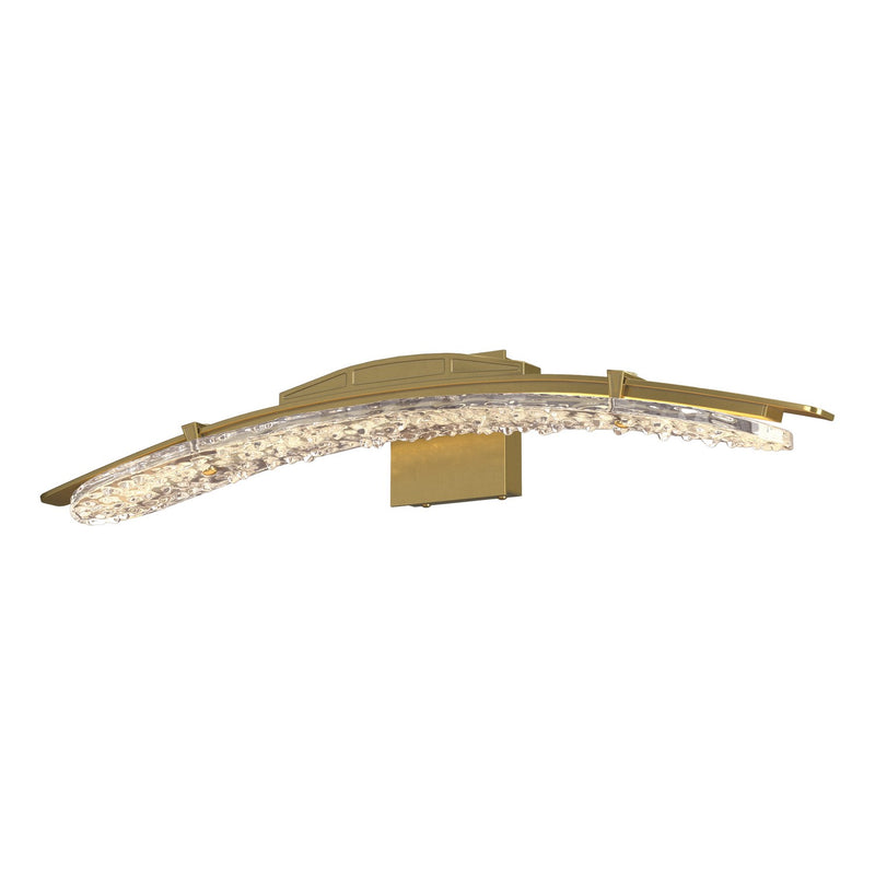Hubbardton Forge 202221-LED-86-ZM0751 LED Bath Sconce, Modern Brass