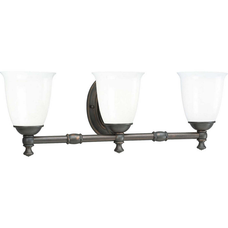 Progress Lighting P3029-74 Three Light Bath, Venetian Bronze