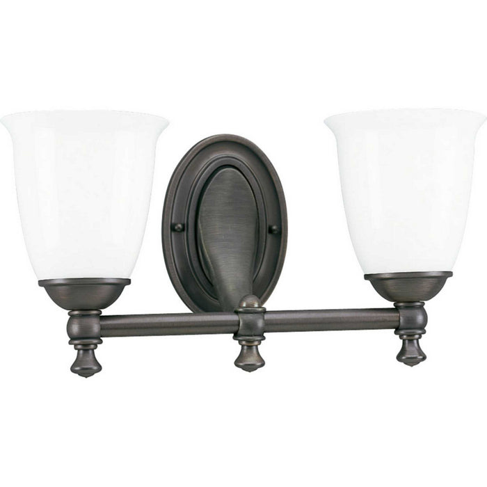 Progress Lighting P3028-74 Two Light Bath, Venetian Bronze