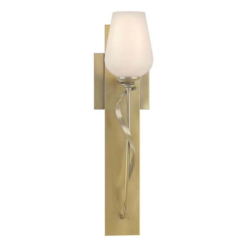 Hubbardton Forge 203030-SKT-86-GG0303 One Light Wall Sconce, Modern Brass