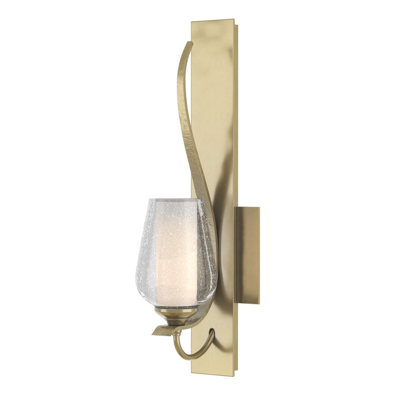Hubbardton Forge 203035-SKT-86-ZS0354 One Light Wall Sconce, Modern Brass