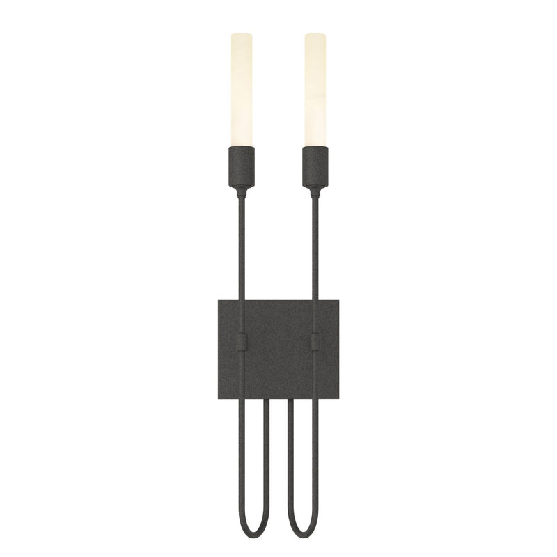 Hubbardton Forge 203053-SKT-20 Two Light Wall Sconce, Natural Iron