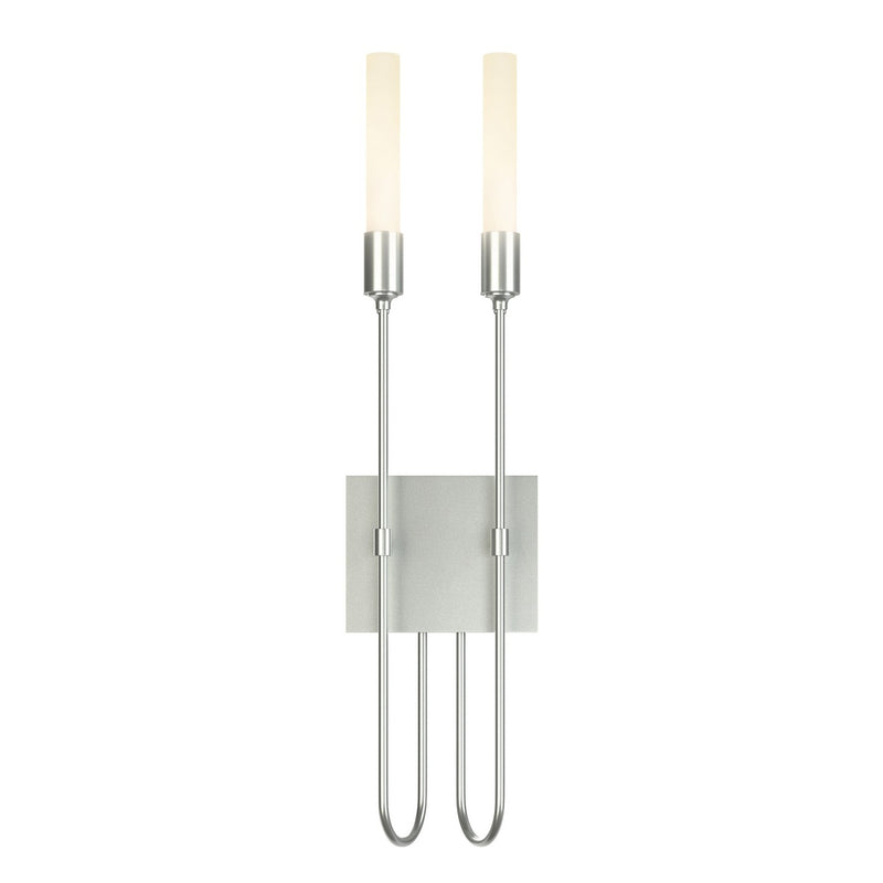 Hubbardton Forge 203053-SKT-82 Two Light Wall Sconce, Vintage Platinum
