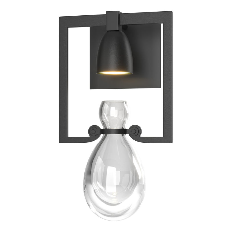 Hubbardton Forge 203300-SKT-10-ZM0572 One Light Wall Sconce, Black