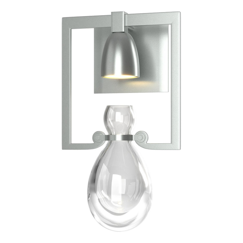 Hubbardton Forge 203300-SKT-82-ZM0572 One Light Wall Sconce, Vintage Platinum