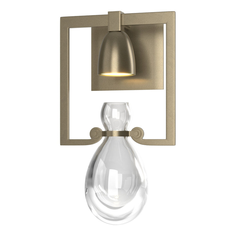 Hubbardton Forge 203300-SKT-84-ZM0572 One Light Wall Sconce, Soft Gold