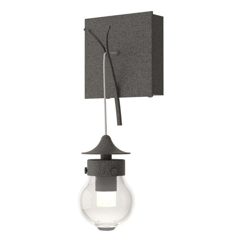 Hubbardton Forge 203325-SKT-20-ZM0565 One Light Wall Sconce, Natural Iron