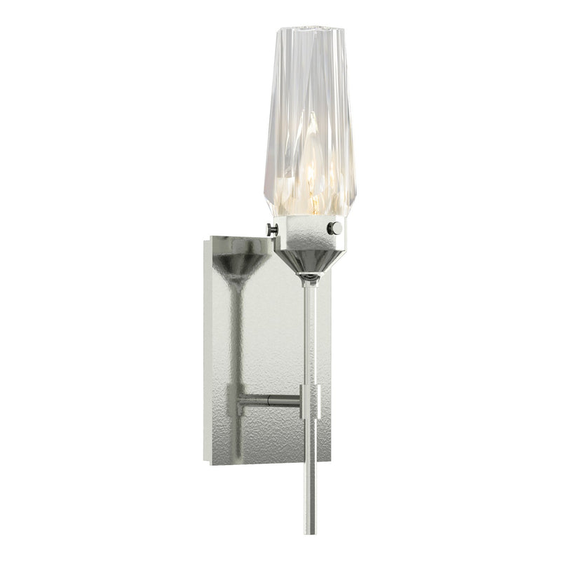 Hubbardton Forge 203335-SKT-85-CR One Light Wall Sconce, Sterling