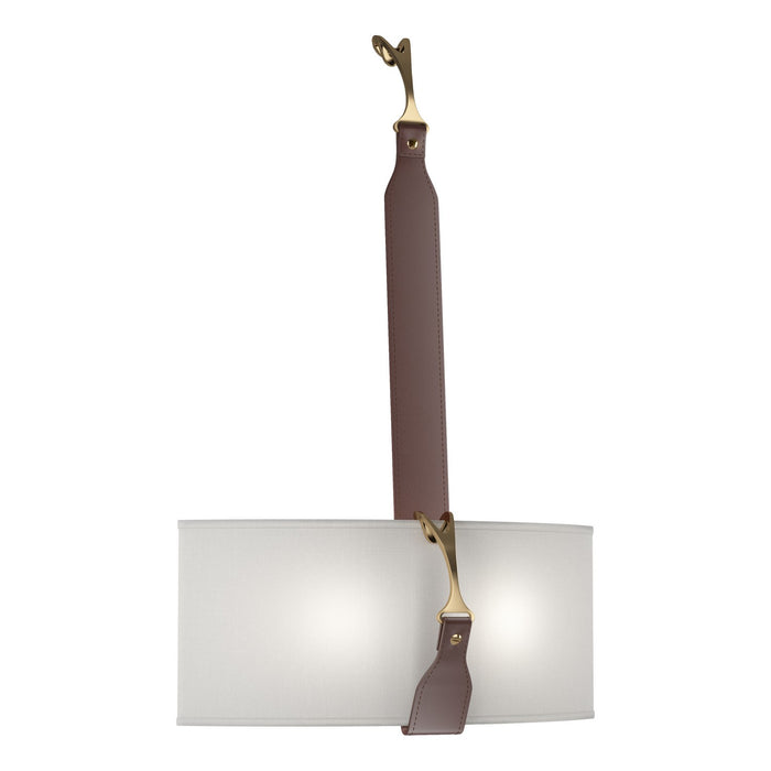 Hubbardton Forge 204070-SKT-10-27-LB-SF1613 LED Wall Sconce, Black