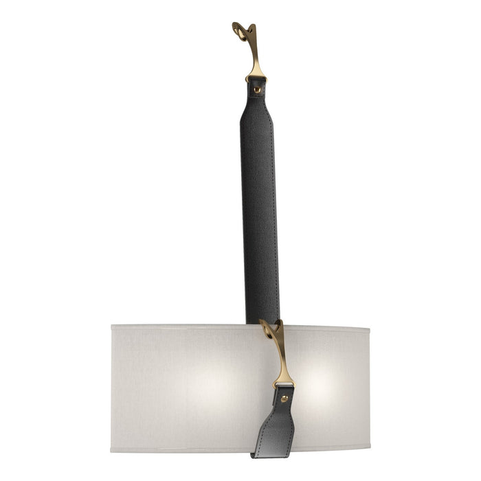 Hubbardton Forge 204070-SKT-10-27-LK-SE1613 LED Wall Sconce, Black