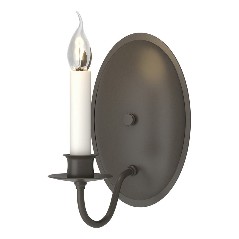 Hubbardton Forge 204210-SKT-07 One Light Wall Sconce, Dark Smoke