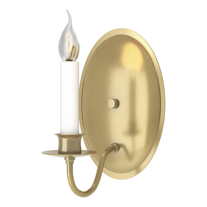 Hubbardton Forge 204210-SKT-86 One Light Wall Sconce, Modern Brass