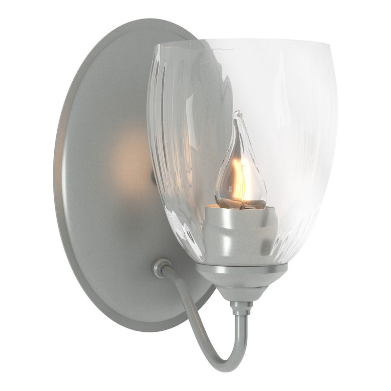 Hubbardton Forge 204213-SKT-82-LL0083 One Light Wall Sconce, Vintage Platinum