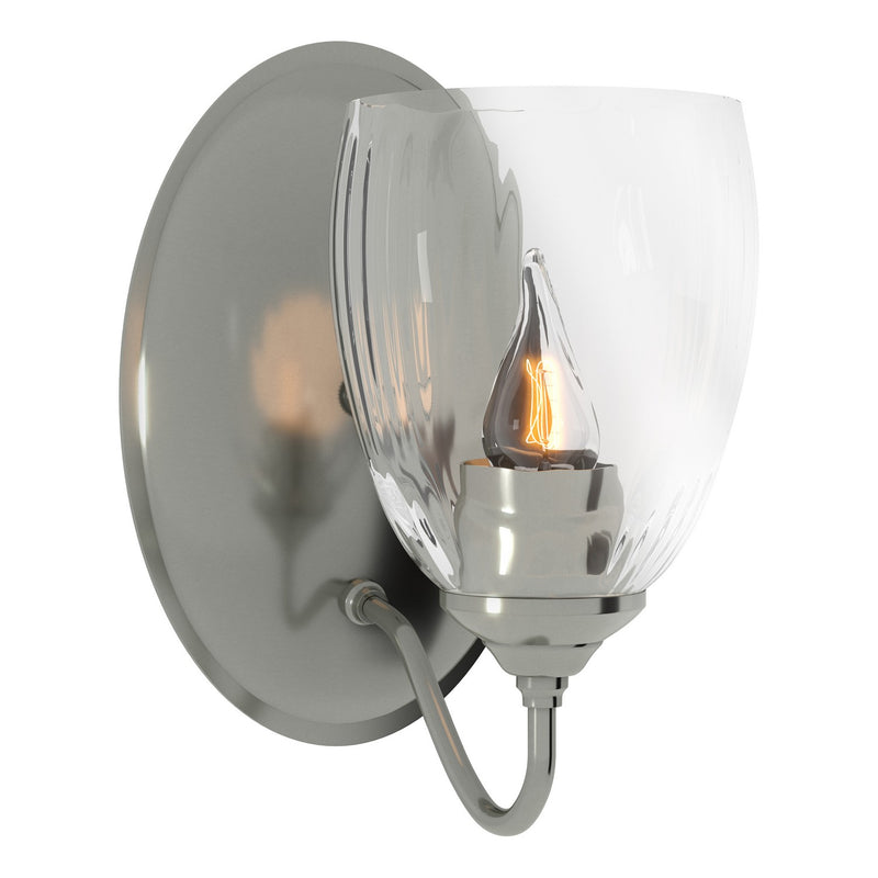 Hubbardton Forge 204213-SKT-85-LL0083 One Light Wall Sconce, Sterling