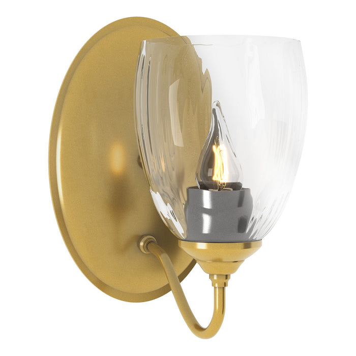 Hubbardton Forge 204213-SKT-86-LL0083 One Light Wall Sconce, Modern Brass