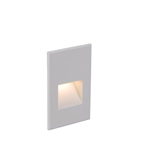 W.A.C. Lighting WL-LED201-AM-WT LED Step and Wall Light, White On Aluminum