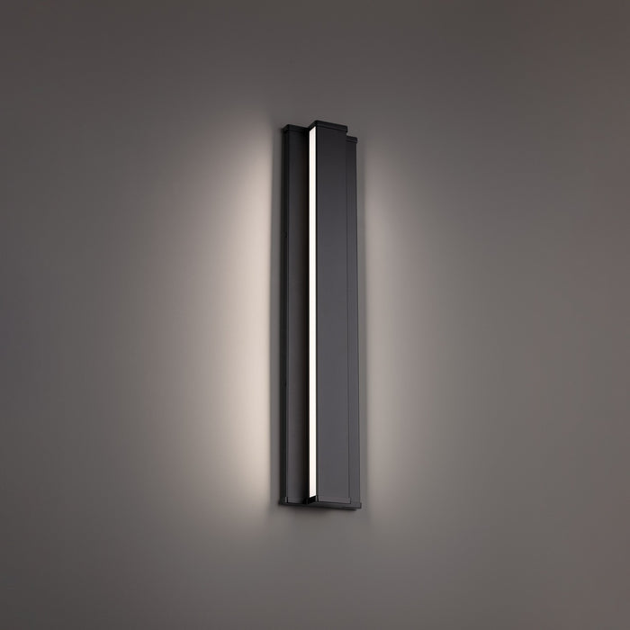 W.A.C. Lighting WS-W13360-40-BK LED Outdoor Wall Sconce, Black