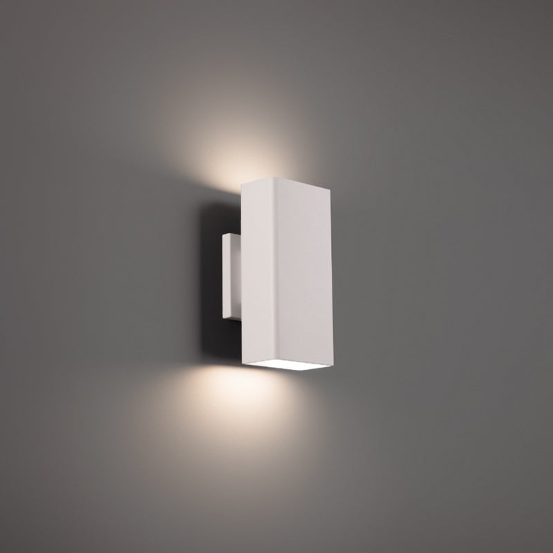 W.A.C. Lighting WS-W17310-35-WT LED Outdoor Wall Sconce, White