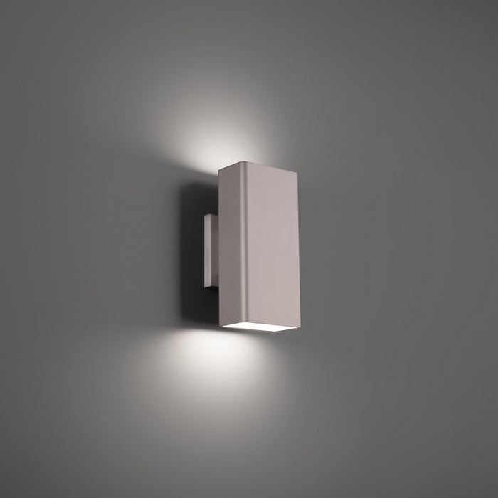 W.A.C. Lighting WS-W17310-40-AL LED Outdoor Wall Sconce, Brushed Aluminum
