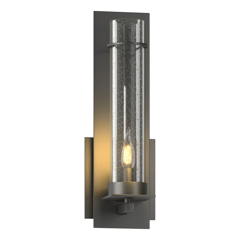 Hubbardton Forge 204260-SKT-10-II0186 One Light Wall Sconce, Black