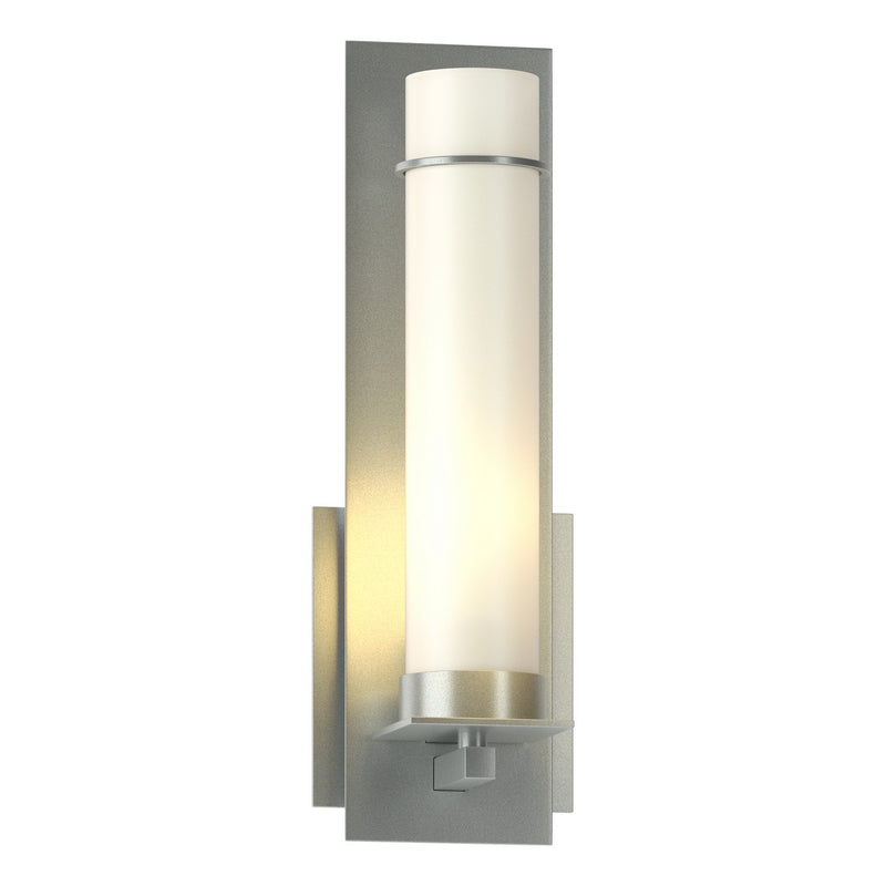 Hubbardton Forge 204260-SKT-82-GG0186 One Light Wall Sconce, Vintage Platinum