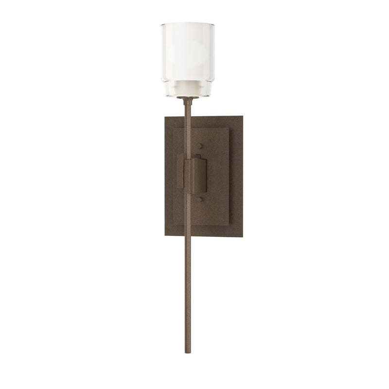 Hubbardton Forge 204320-SKT-05-YC0369 One Light Wall Sconce, Bronze