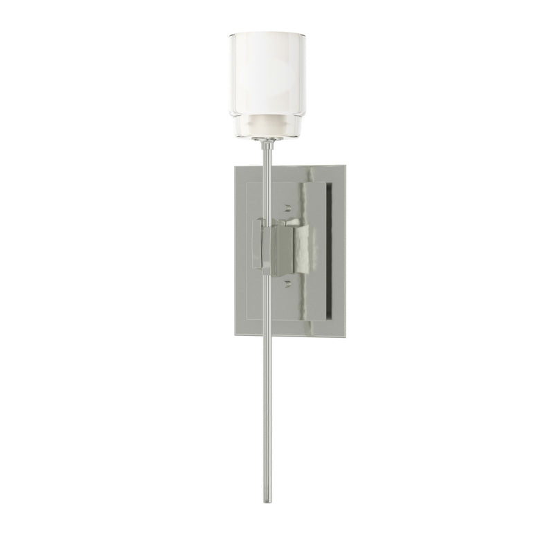 Hubbardton Forge 204320-SKT-85-YC0369 One Light Wall Sconce, Sterling